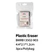 plastic rubber eraser